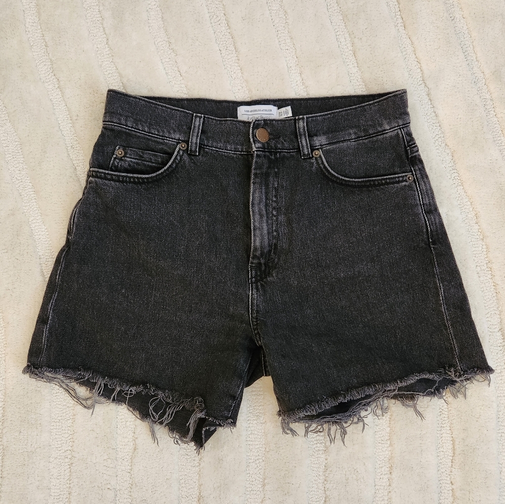 & Other Stories Frayed Denim Shorts